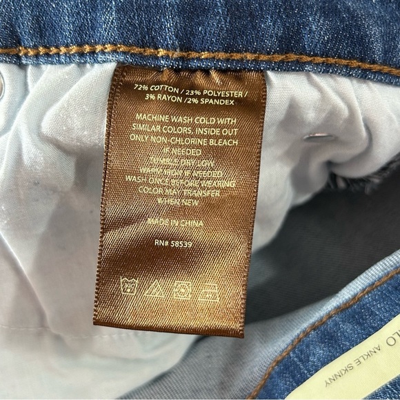 KUT From The Cloth Women's Jeans Denim CARLO Ankle Skinny Blue Size 8 - Picture 5 of 8